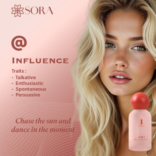 SORA I Her Influence Women 50ml Extrait De Parfum DISC Perfume Wanita