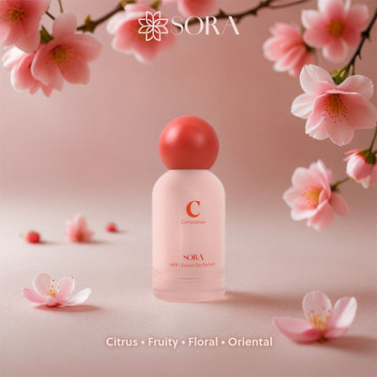 SORA C Her Compliance Women 50ml Extrait De Parfum DISC Perfume Wanita