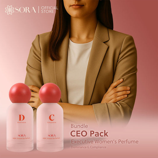 SORA Bundling CEO Pack D+C - Parfum Wanita Eksekutif 50ml Extrait De Parfum