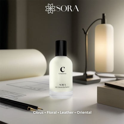 SORA C His Compliance Men 50ml Extrait De Parfum DISC Perfume Pria