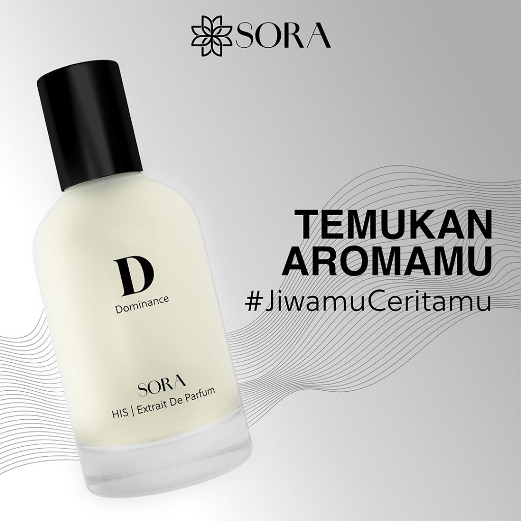 SORA D His Dominance Men 50ml Extrait De Parfum DISC Perfume Pria