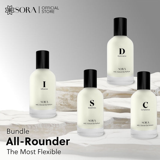 SORA Bundling All-Rounder D+I+S+C - Parfum Pria Paling Fleksibel 50ml Extrait De Parfum