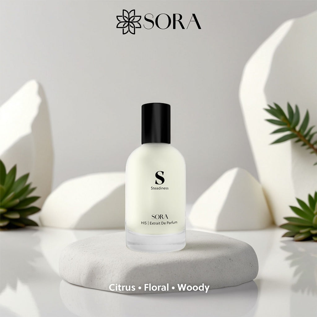 SORA S His Steadiness Men 50ml Extrait De Parfum DISC Perfume Pria