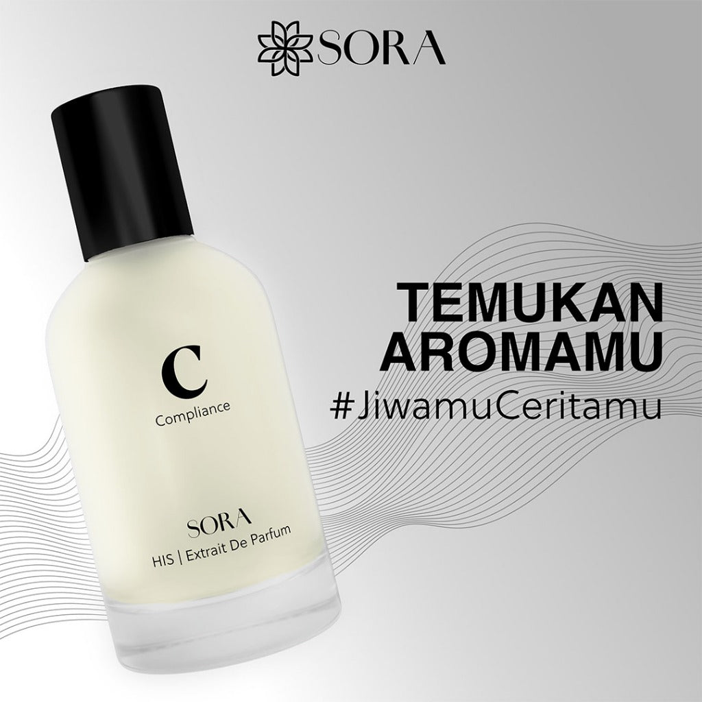 SORA C His Compliance Men 50ml Extrait De Parfum DISC Perfume Pria