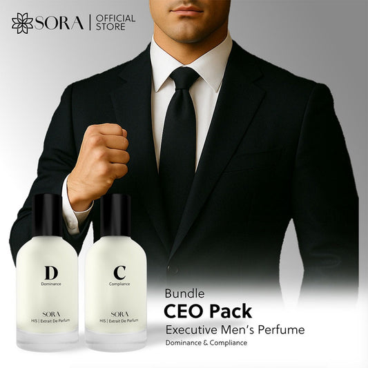 SORA Bundling CEO Pack D+C - Parfum Pria Eksekutif 50ml Extrait De Parfum