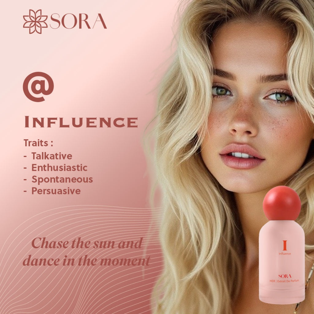 SORA I Her Influence Women 50ml Extrait De Parfum DISC Perfume Wanita