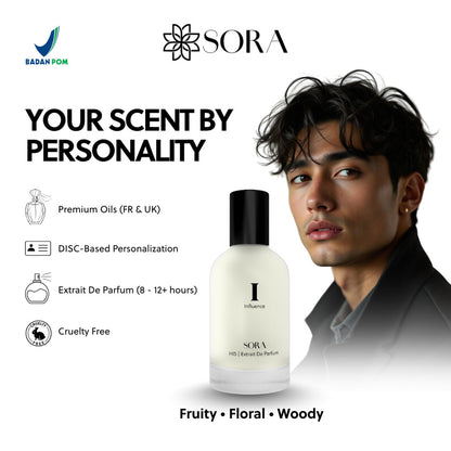SORA I His Influence Men 50ml Extrait De Parfum DISC Perfume Pria