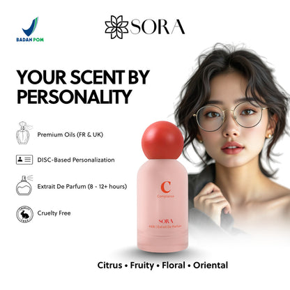 SORA C Her Compliance Women 50ml Extrait De Parfum DISC Perfume Wanita
