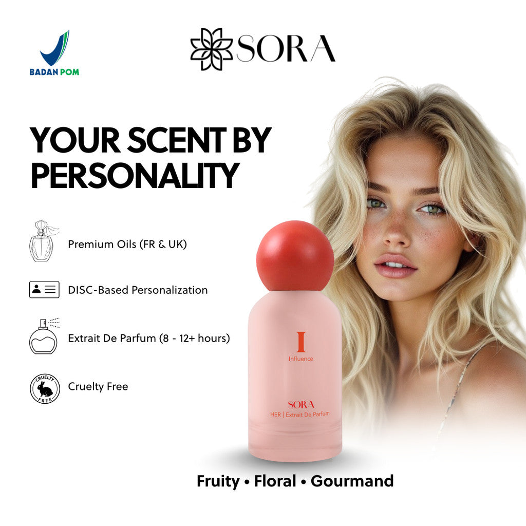 SORA I Her Influence Women 50ml Extrait De Parfum DISC Perfume Wanita
